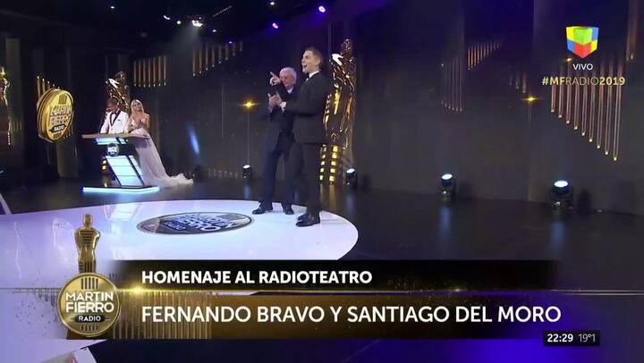 El homenaje al radioteatro en los Martín Fierro de Radio - Fuente: América TV