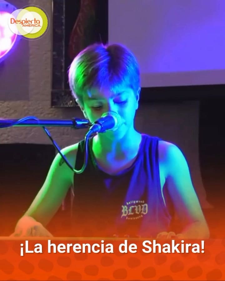 Sasha, el hijo de Shakira y Piqué demostró su talento en la música