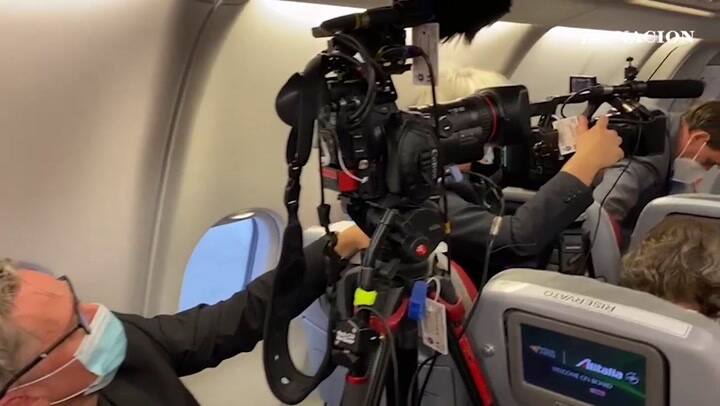 El Papa Francisco en Irak: Cómo fue el viaje a bordo del avión papal