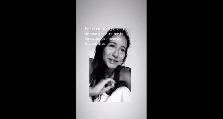 El llanto de Flor Vigna tras el feminicidio de Úrsula Bahillo