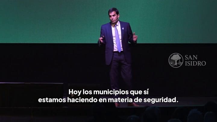 El intendente de San Isidro dijo que quiere tener una policía local "de verdad"