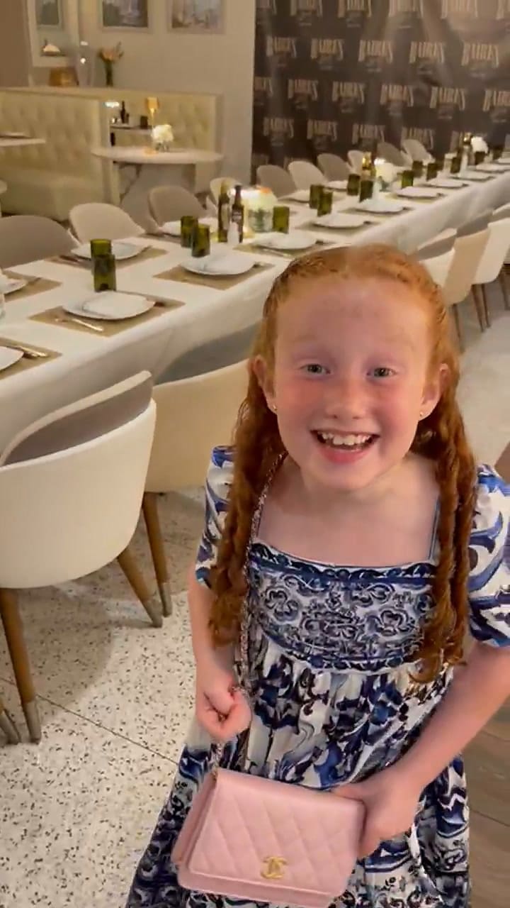 La emoción de la hija de Natalia Denegri por la visita de Messi