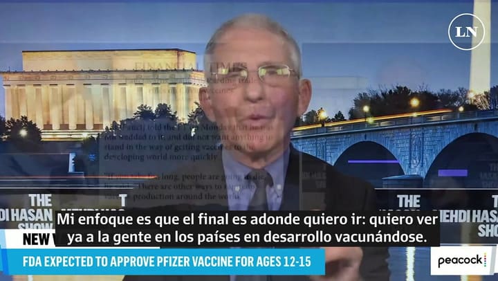 Dr. Anthony Fauci, asesor médico jefe del presidente de los Estados Unidos