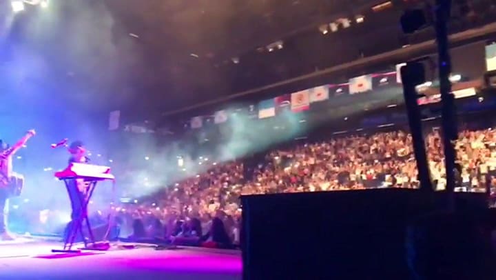 Morat tocó en el Luna Park. Fuente: Universal