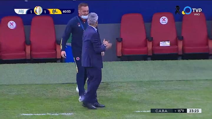 Gol de Colombia para el empate contra Argentina 1 a 1