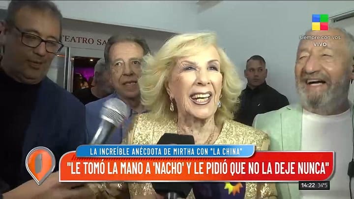 Mirtha Legrand se metio en la polemica del Wanda Gate y hablo de la China Suarez