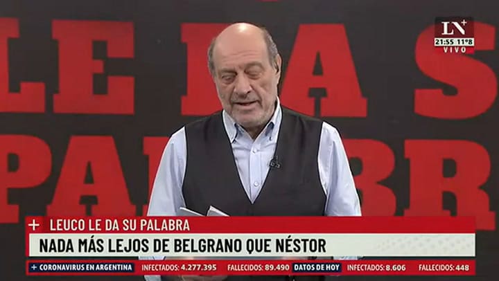 Alfredo Leuco comparó a Manuel Belgrano con Néstor Kirchner