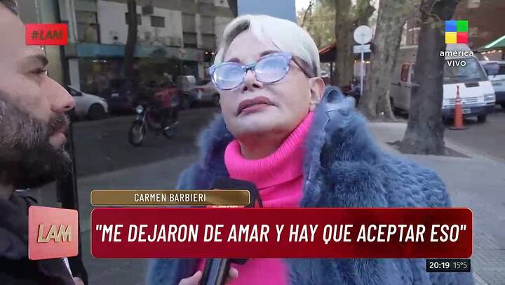 La emocion de Carmen Barbiere tras reconocer que Santiago Bal la dejo de amar