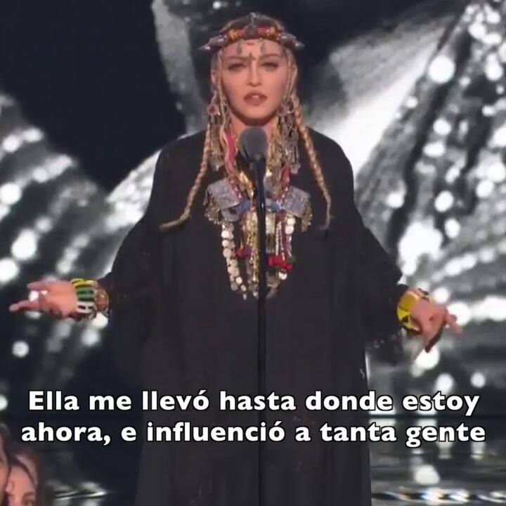 El incómodo homenaje de Madonna a Aretha Franklin. Fuente: MTV