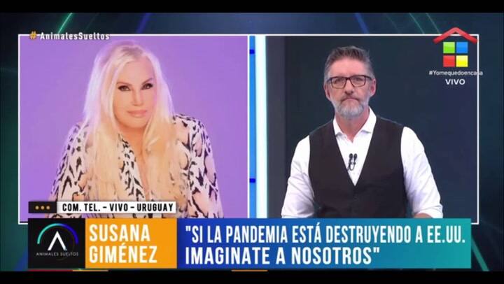 Susana Giménez, desde Punta del Este: 'Tengo terror de que nos quieran convertir en Venezuela'