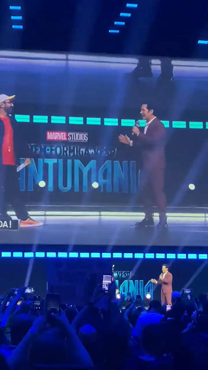 Paul Rudd, al salir al escenario de la CCXP, en San Pablo, le propuso una arenga al público