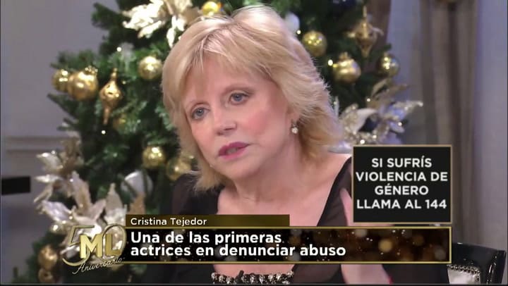 Cristina Tejedor en la mesa de Mirtha Legrand - Fuente: El Trece