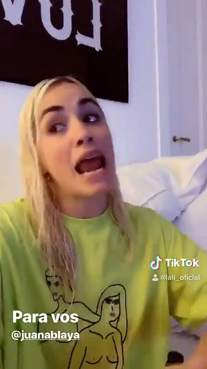 Lali Espósito imitó en TikTok a Cristina Fernández de Kirchner