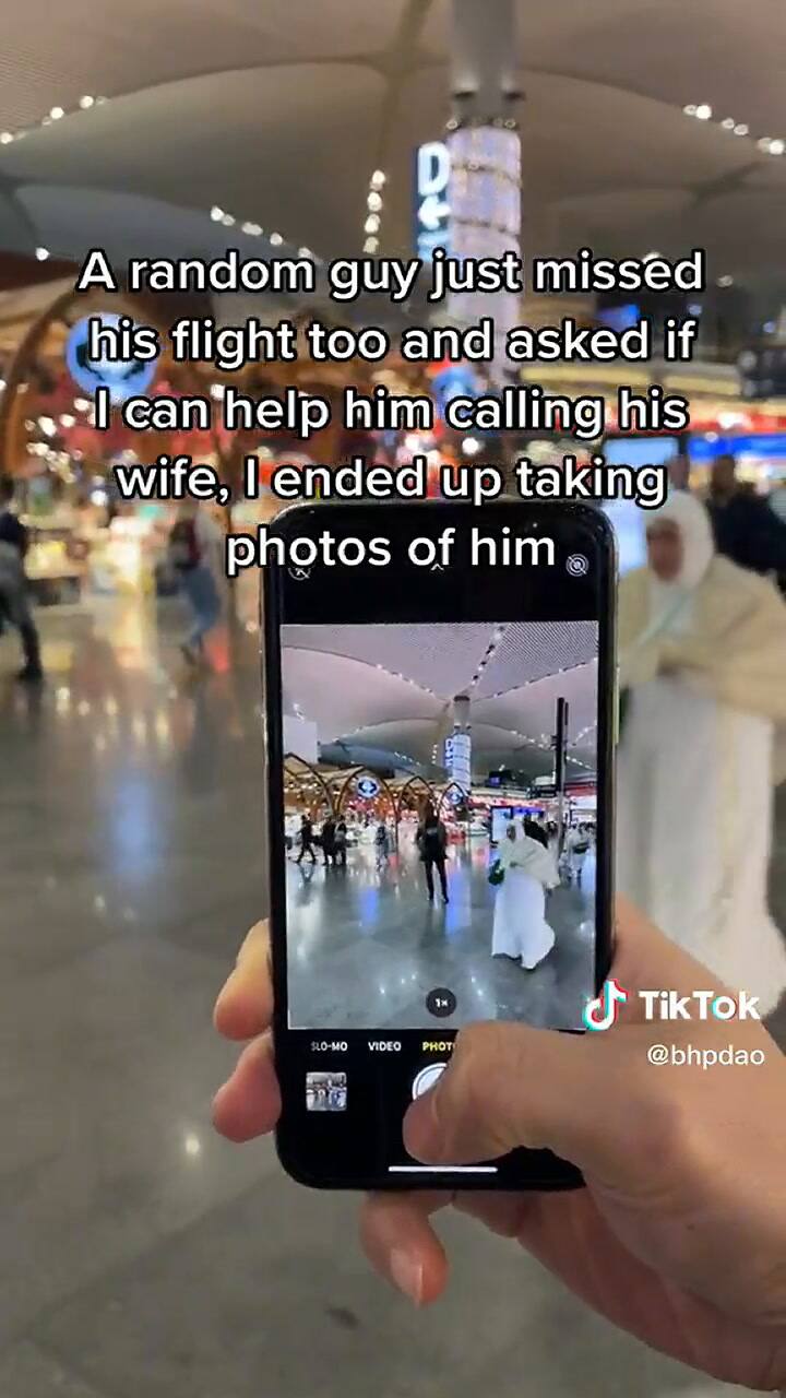 Un joven perdió su vuelo pero vivó una experiencia única con un desconocido