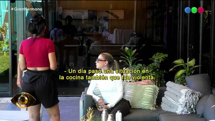 El violento cruce entre Daniela y Cinzia que paralizó a la casa de Gran Hermano