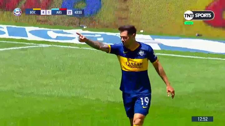 El 4-1 de Boca: gol de Zárate