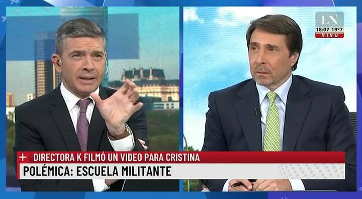 La reacción de Eduardo Feinmann y Pablo Rossi tras ver el video