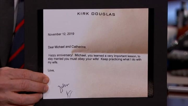 Michael Douglas habla de su padre, Kirk, quien cumplirá 103 años