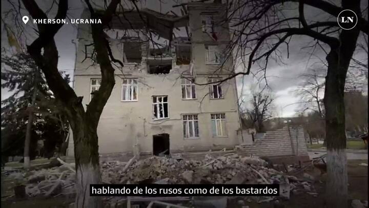 Desolación en Kherson tras ser liberada: “Los rusos disparan a matar cuando se les da la gana”