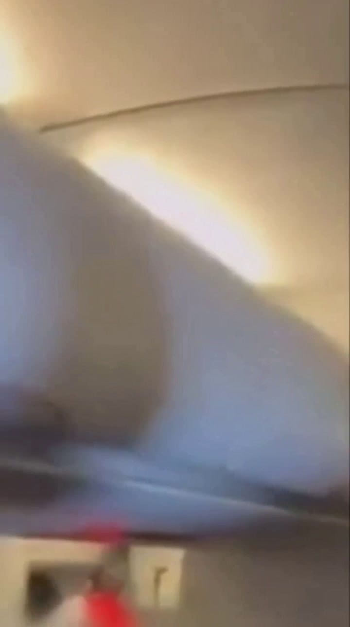 Un pasajero intentó abrir la puerta del avión en pleno vuelo y un tripulante se fracturó la pierna reduciéndolo