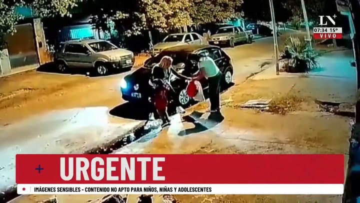 Isidro Casanova: un nene de tres años quedó en el medio de un robo