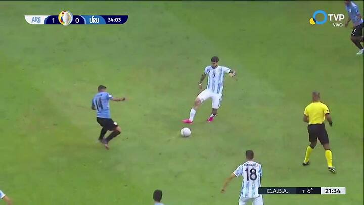 Golpe de Nicolás González 34´