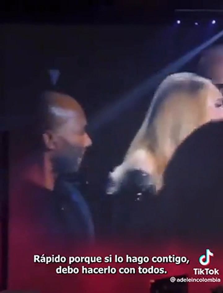 Adele demostró su apoyo a Messi