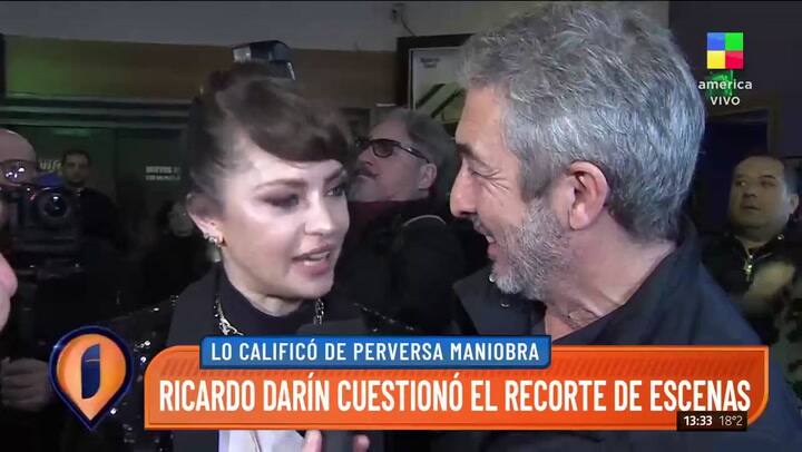 Ricardo Darín se refirió a la ficción nacional y fue contundente