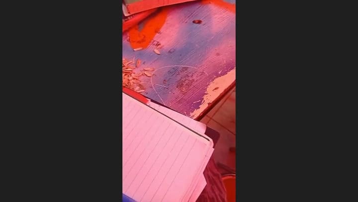 Horror dentro de un aula: una madre entró a la escuela de su hija y golpeó con una cadena a una adolescente de 14 años