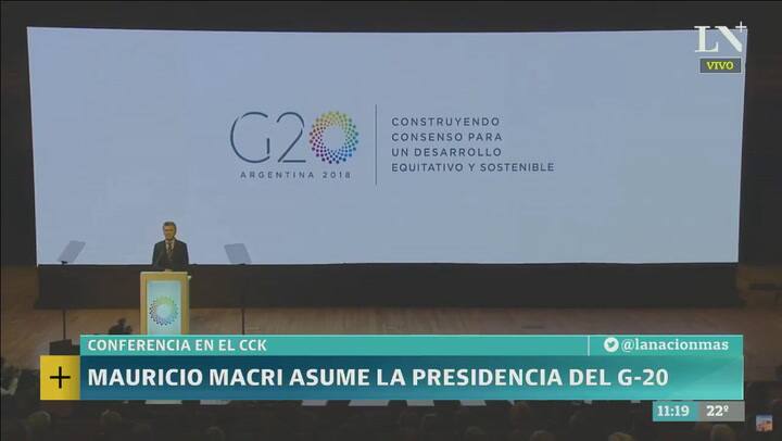 El discurso de Mauricio Macri en la Cumbre del G20