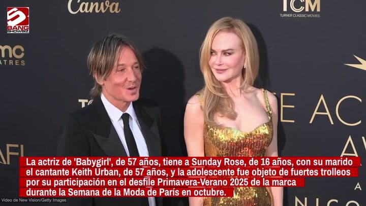 Nicole Kidman pidió a su hija que no desfilara en la pasarela de Miu Miu