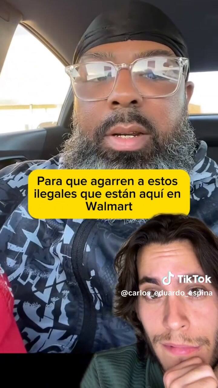 Carlos Eduardo Espina denunció un video en el que un hombre pide la intervención de ICE en un Walmart de Kentucky