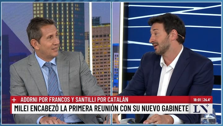 El diputado nacional Martin Yeza en LN+