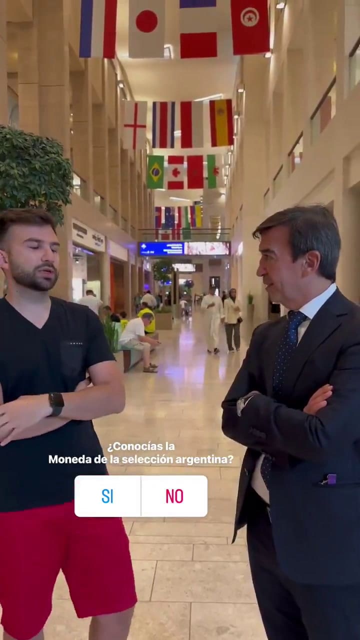 El periodista Marcelo Benedetto, junto con Mauricio Novelli