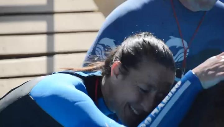 La orca Kshamenk en Mundo Marino