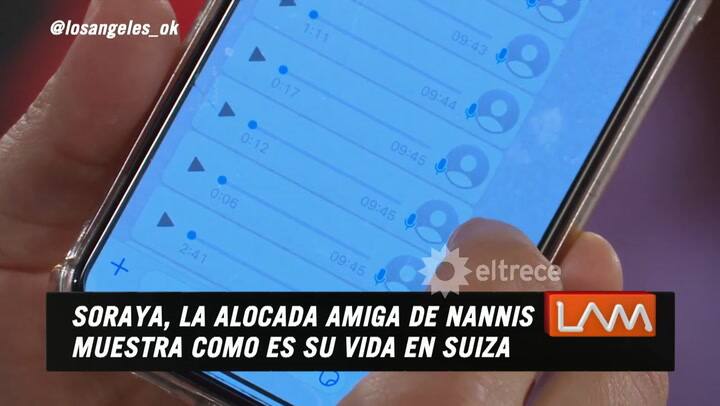 Mariana Nannis le respondió a El Pájaro Caniggia a través de una amiga - Fuente: eltrece