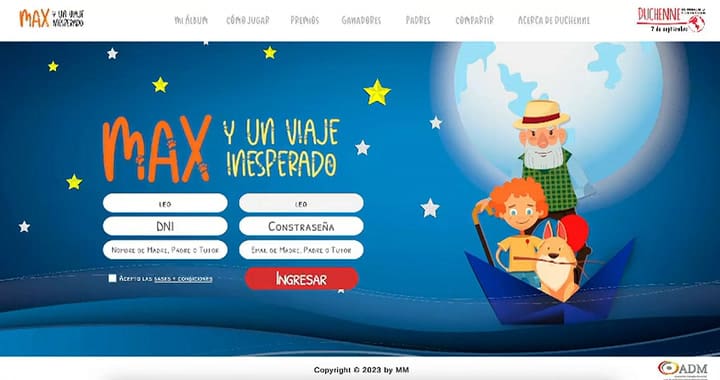 Así funciona el juego online Max y un viaje inesperado