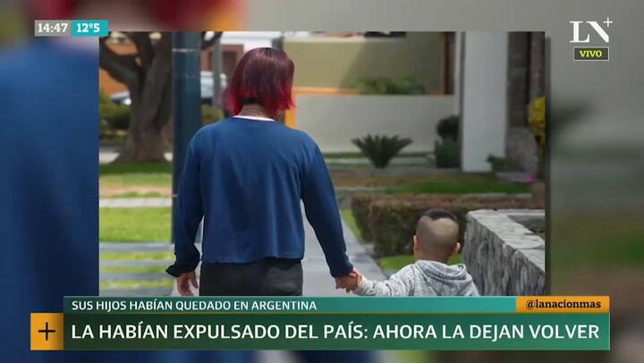 La habían expulsado del país y ahora la dejan volver