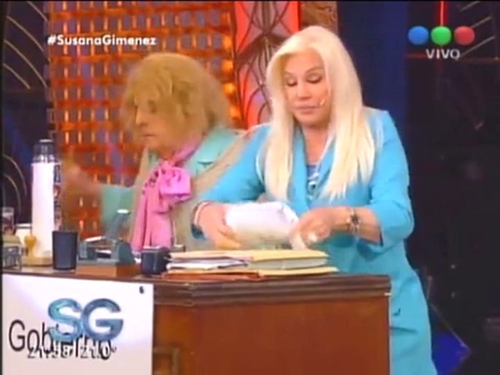 Verónica Ojeda llevó a Dieguito Fernando a lo de Susana