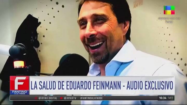 El audio de Eduardo Feinmann tras su internación por coronavirus - Fuente: América