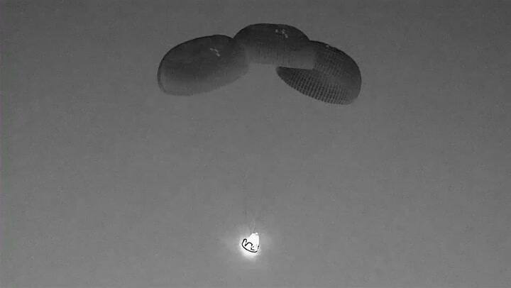 Así fue el amerizaje de los astronautas a bordo del Crew Dragon