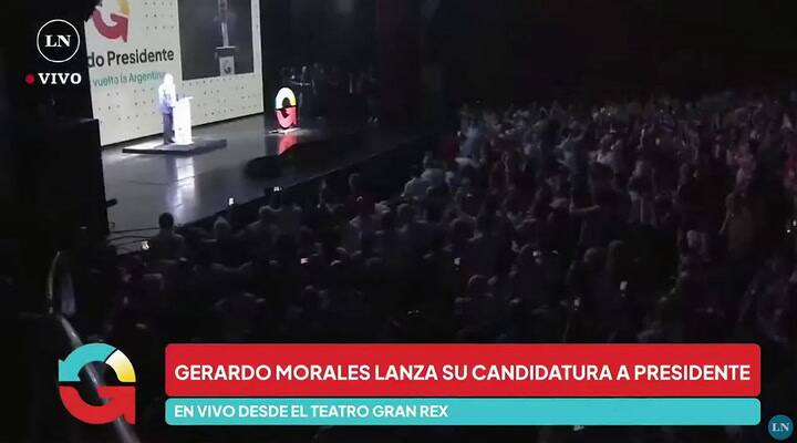 Gerardo Morales lanza su candidatura a presidente