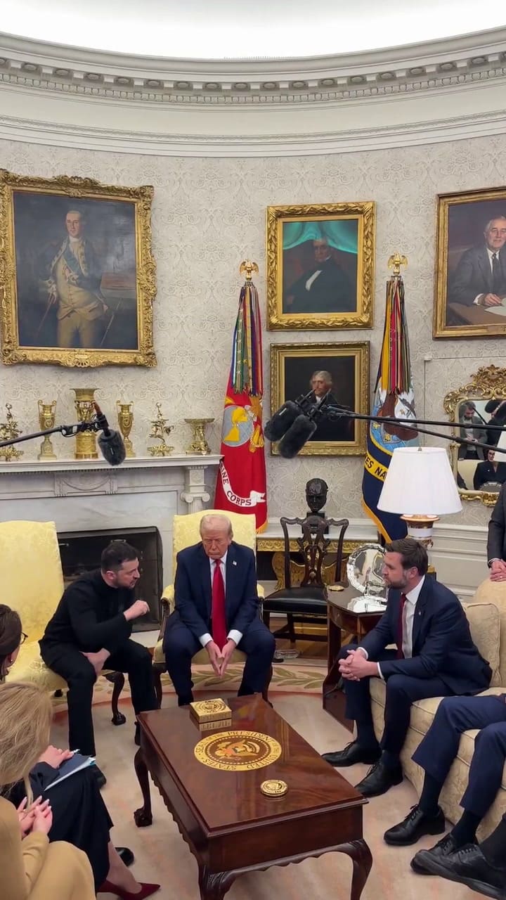 El video completo del cruce entre Trump y Zelensky