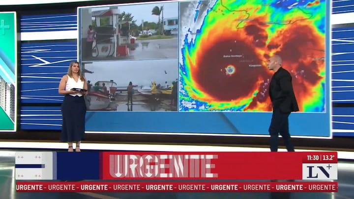 Alerta maxima por el huracan "Melissa"