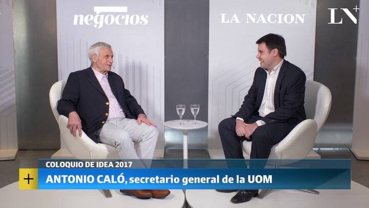 Entrevista a Antonio Caló en Coloquio de IDEA 2017