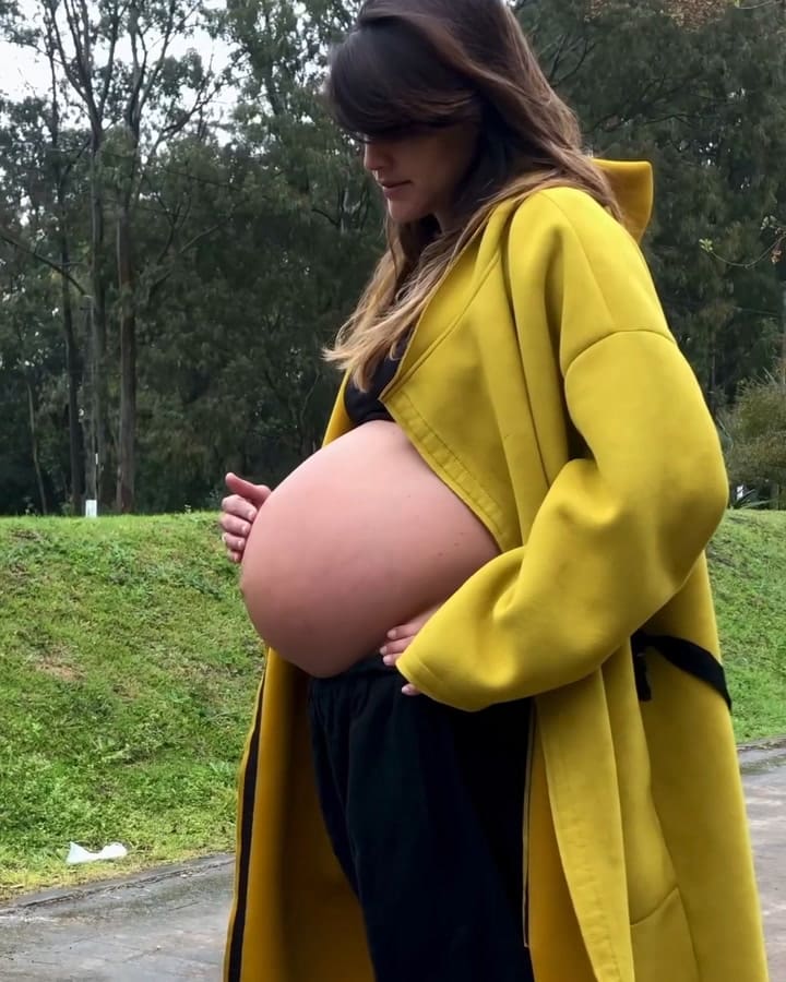 Calu Rivero mostró cómo avanzó su embarazo