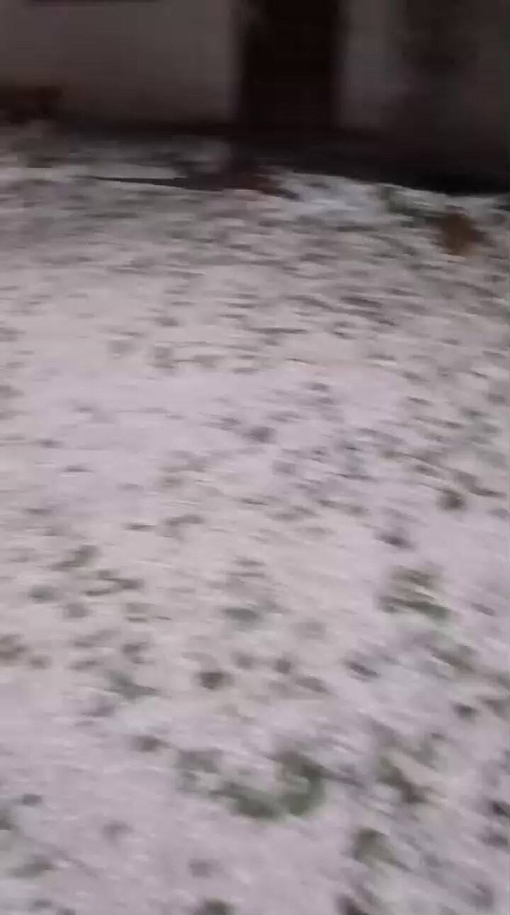 El granizo golpeó en el Valle Medio