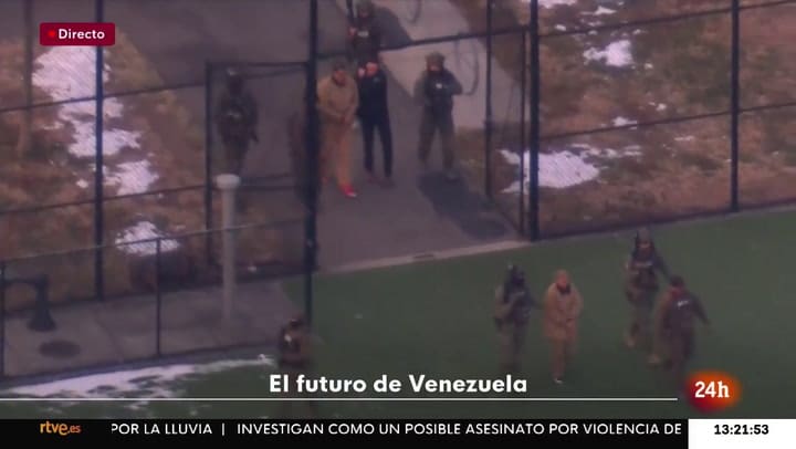 Así comenzaba el traslado de Maduro a los tribunales