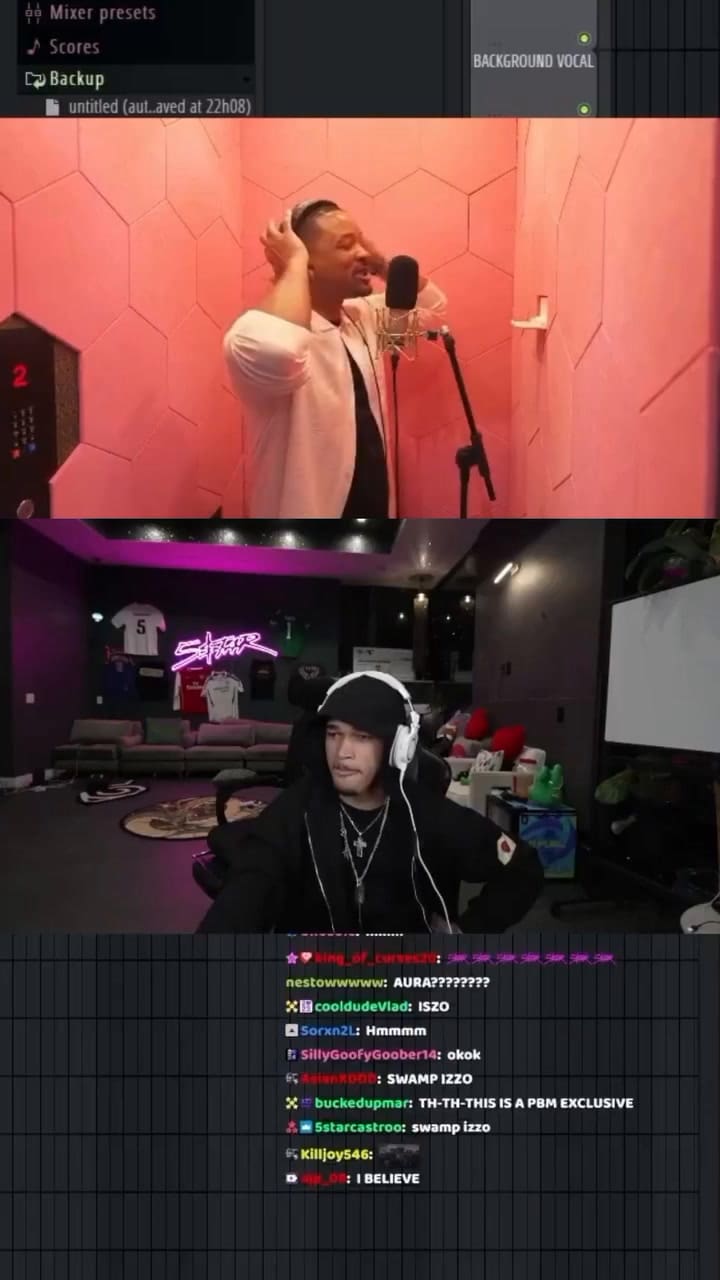 Will Smith grabando un tema para su nuevo disco