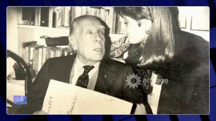 Carola Reyna rememoró el día que llevó a Jorge Luis Borges en su auto